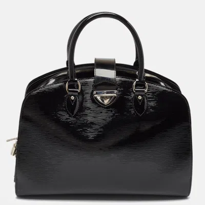 Pre-owned Louis Vuitton Black Electric Epi Leather Pont Neuf Gm Bag