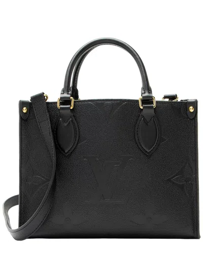 Louis Vuitton Black Empreinte Leather, Leather Onthego Pm (authentic Pre-  Loved)