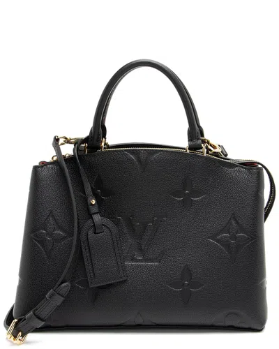 Pre-owned Louis Vuitton Black Empreinte Leather Petit Palais (authentic Pre-loved)
