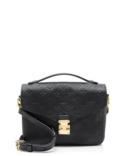 Louis Vuitton Black Empreinte Leather Pochette Metis (authentic Pre-loved)