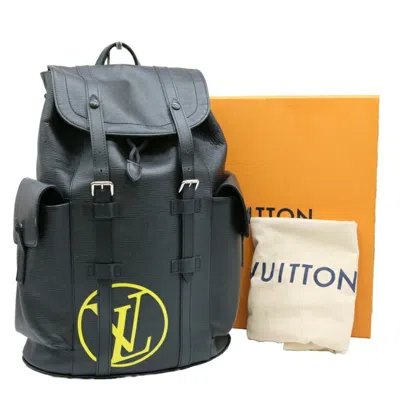 Pre-owned Louis Vuitton Black Epi Leather Backpack ()