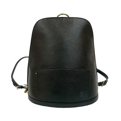 Pre-owned Louis Vuitton Black Epi Leather Backpack ()