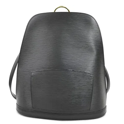 Pre-owned Louis Vuitton Black Epi Leather Backpack ()