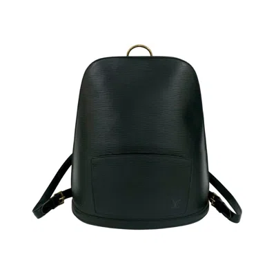 Pre-owned Louis Vuitton Black Epi Leather Backpack ()