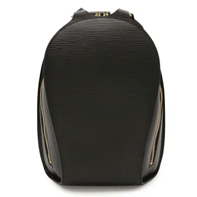 Pre-owned Louis Vuitton Black Epi Leather Backpack Shoulder Bag ()