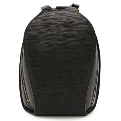 Pre-owned Louis Vuitton Black Epi Leather Backpack Shoulder Bag ()