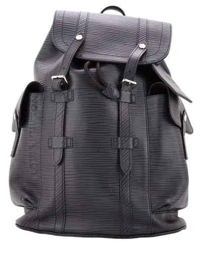 Louis Vuitton Black Epi Leather Christopher Pm (authentic Pre-loved)