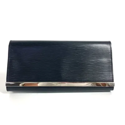 Pre-owned Louis Vuitton Black Epi Leather Clutch Bag Shoulder Bag ()