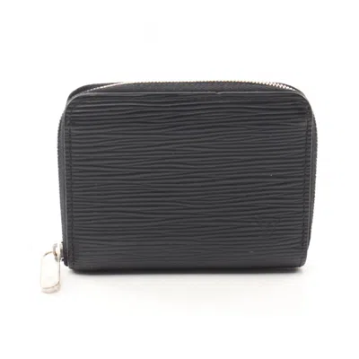 Pre-owned Louis Vuitton Black Epi Leather Coin Purse/coin Case ()