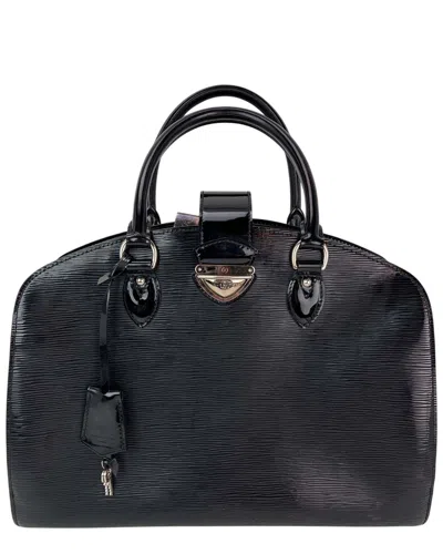Pre-owned Louis Vuitton Black Epi Leather Electric Pont Neuf Gm (authentic Pre-loved)