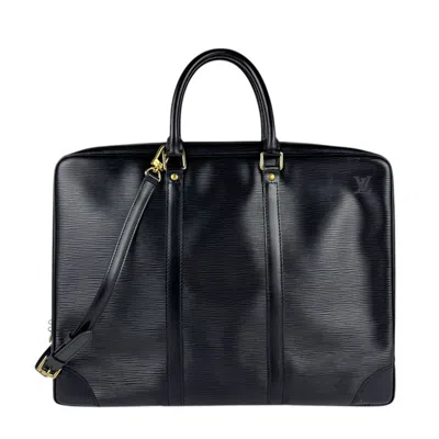 Pre-owned Louis Vuitton Black Epi Leather Handbag Shoulder Bag ()