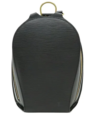 Louis Vuitton Black Epi Leather Mabillon Backpack (authentic Pre-loved)
