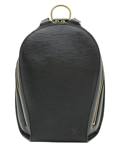 Louis Vuitton Black Epi Leather Mabillon Backpack (authentic Pre-loved)