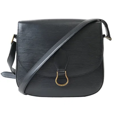 Pre-owned Louis Vuitton Black Epi Leather Pochette Shoulder Bag ()