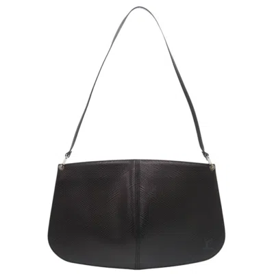 Pre-owned Louis Vuitton Black Epi Leather Pochette Shoulder Bag ()