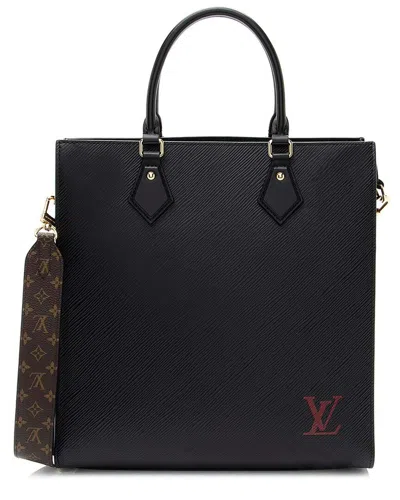 Pre-owned Louis Vuitton Black Epi Leather Sac Plat Pm (authentic Pre-loved)