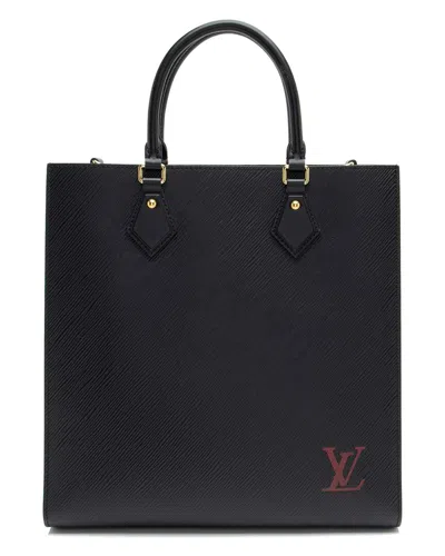 Pre-owned Louis Vuitton Black Epi Leather Sac Plat Pm Tote (authentic Pre-loved)