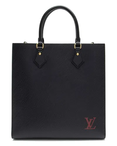 Pre-owned Louis Vuitton Black Epi Leather Sac Plat Pm Tote (authentic Pre-loved)