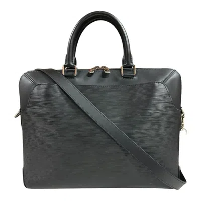 Pre-owned Louis Vuitton Black Epi Leather Shoulder Bag ()