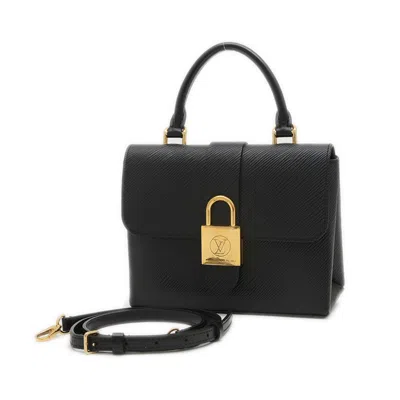 Pre-owned Louis Vuitton Black Epi Leather Shoulder Bag ()
