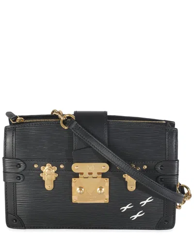 Pre-owned Louis Vuitton Black Epi Leather Trunk Clutch (authentic Pre-loved)