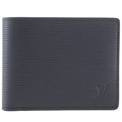 Pre-owned Louis Vuitton Black Epi Leather Wallet (bi-fold) ()