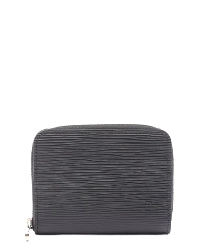 Louis Vuitton Black Epi Leather Zippy Coin Purse (authentic Pre-loved) In Gray