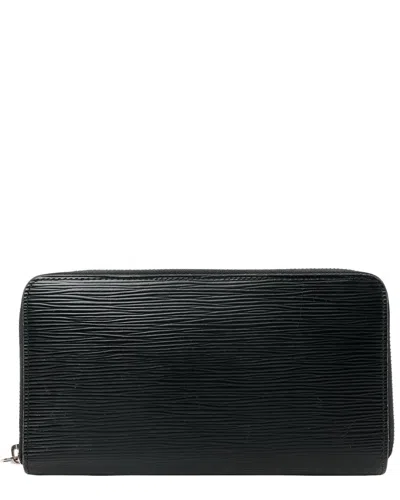 Pre-owned Louis Vuitton Black Epi Leather Zippy Organizer Wallet (authentic Pre-loved)