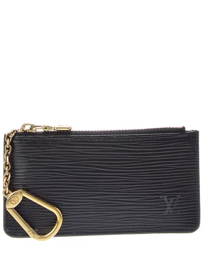 Pre-owned Louis Vuitton Black Epi  Cles Pochette (authentic Pre-loved)