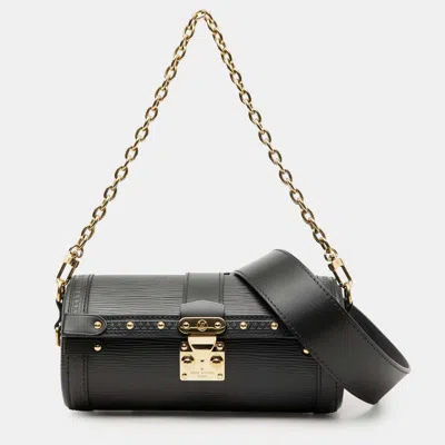 Pre-owned Louis Vuitton Black Epi Papillon Trunk