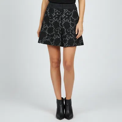 Pre-owned Louis Vuitton Black Felt And Jacquard Wool Regular Shorts L