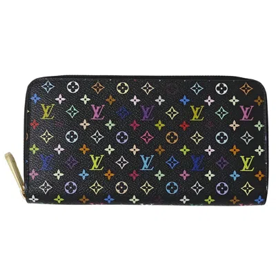 Pre-owned Louis Vuitton Black Galle Monogram Multi-color Noir Monogram Multicolore Coin Purse/coin Case (pre-o