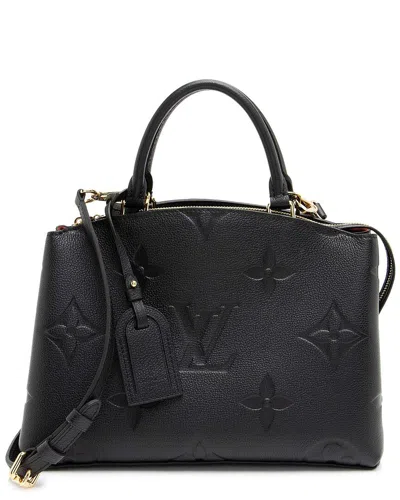 Pre-owned Louis Vuitton Black Giant Monogram Empreinte Petit Palais (authentic Pre-  Loved)