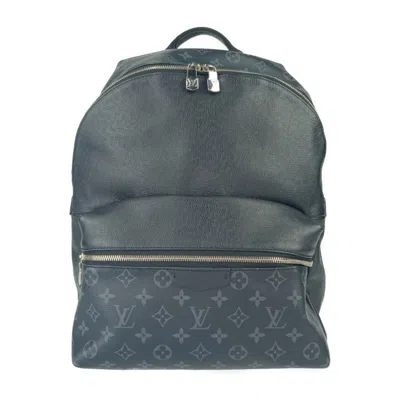 Pre-owned Louis Vuitton Black Gray Monogram Eclipse Canvas Backpack Handbag Shoulder Bag ()