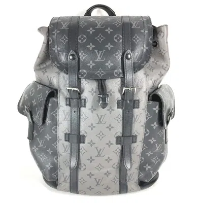 Pre-owned Louis Vuitton Black Gray Monogram Eclipse Monogram Eclipse Backpack () In Multi