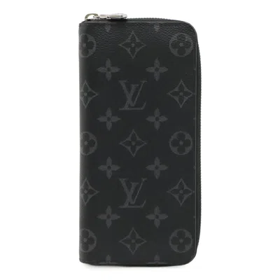 Pre-owned Louis Vuitton Black Gray Monogram Eclipse Monogram Eclipse Coin Purse/coin Case () In Multi