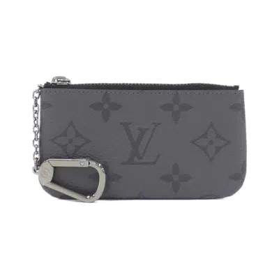Pre-owned Louis Vuitton Black Gris Monogram Eclipse Monogram Eclipse Coin Purse/coin Case ()
