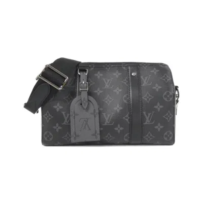 Pre-owned Louis Vuitton Black Gris Monogram Eclipse Monogram Eclipse Shoulder Bag ()
