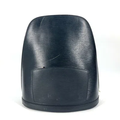 Pre-owned Louis Vuitton Black Leather Backpack ()