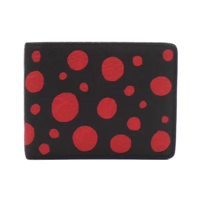Pre-owned Louis Vuitton Black Leather Bill Wallet (bi-fold) ()