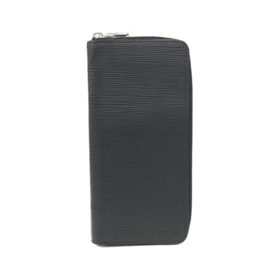Pre-owned Louis Vuitton Black Leather Coin Purse/coin Case ()
