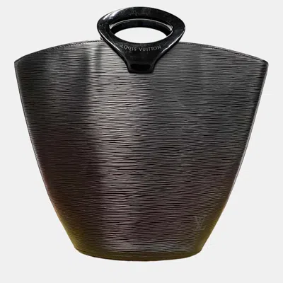 Pre-owned Louis Vuitton Black Leather Epi Noctambule Tote
