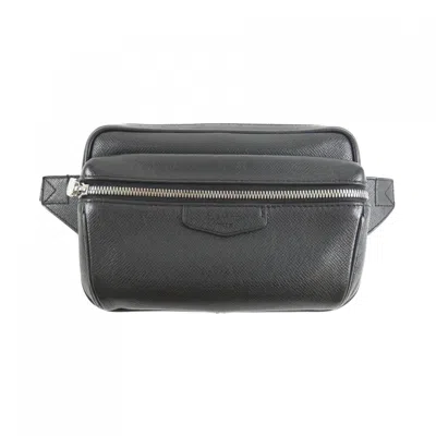Pre-owned Louis Vuitton Black Leather Fanny Pack Shoulder Bag ()