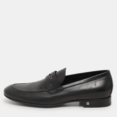Pre-owned Louis Vuitton Black Leather Griffith Loafers Size 40