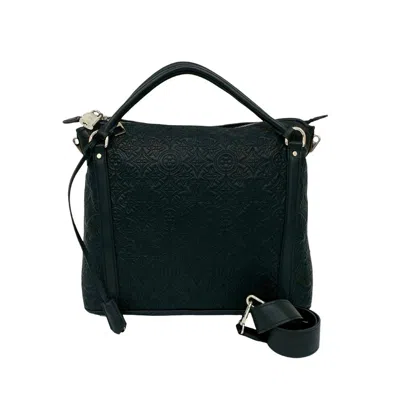 Pre-owned Louis Vuitton Black Leather Handbag Shoulder Bag ()