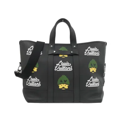 Pre-owned Louis Vuitton Black Leather Handbag Tote Bag ()