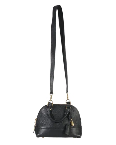 Louis Vuitton Black Leather Monogram Empreinte Neo Alma Bb (authentic Pre-  Loved)