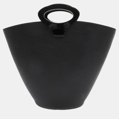 Pre-owned Louis Vuitton Black Leather Noctumble Tote Bag