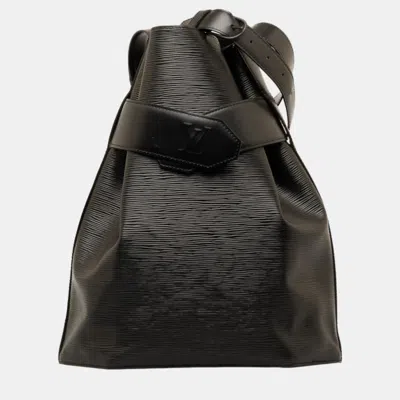 Pre-owned Louis Vuitton Black Leather Sac D'epaule Shoulder Bag
