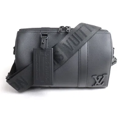 Pre-owned Louis Vuitton Black Leather Shoulder Bag ()